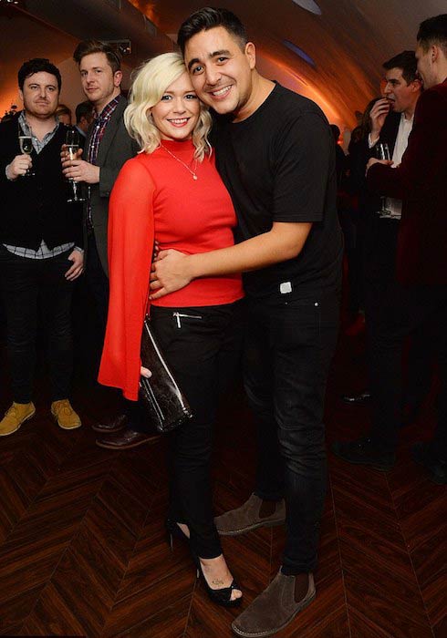 Former Hear'Say members Suzanne Shaw and Noel Sullivan during the Matthew Perry's The End of Longing play press night in February 2016