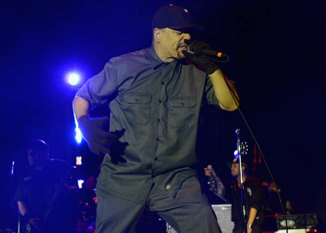 Ice-T performing at the Gibson Brands AP Music Awards in July 2014 in Ohio