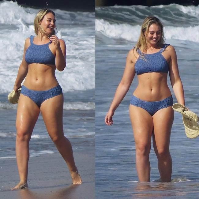 Iskra Lawrence in swimsuit