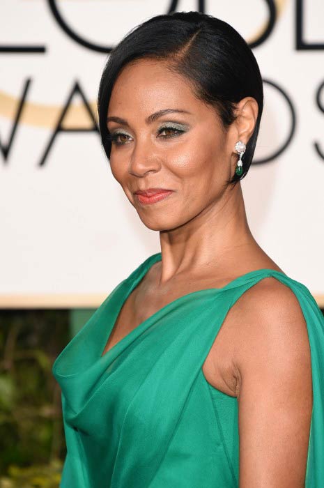 Jada Pinkett Smith at the 2016 Golden Globe Awards