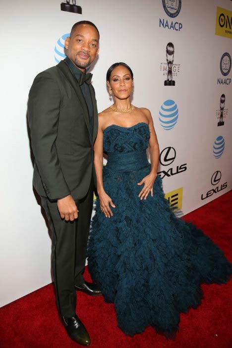 Jada Pinkett Smith and Will Smith at the NAACP Image Awards in February 2016