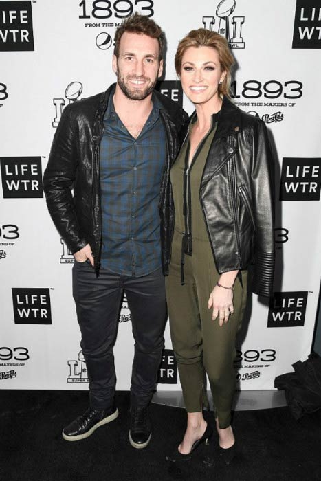 Jarret Stoll and Erin Andrews during Super Bowl LI Weekend in February 2017