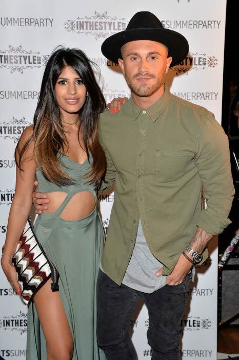 Jasmin Walia and Ross Worswick at the In The Style x Now Summer Party in July 2015