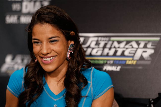 Julianna Pena during The Ultimate Fighter event in 2015