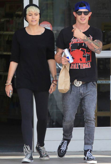 Paris Jackson and Michael Snoddy on the Venice Beach, Los Angeles in May 2016