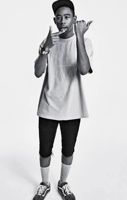 Tyler, The Creator during a photoshoot in 2015