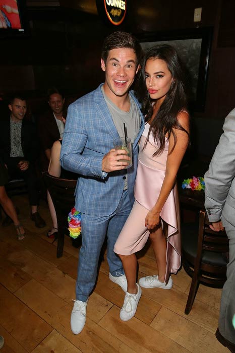 Adam DeVine and Chloe Bridges at the “Mike and Dave Need Wedding Dates” screening afterparty in June 2016