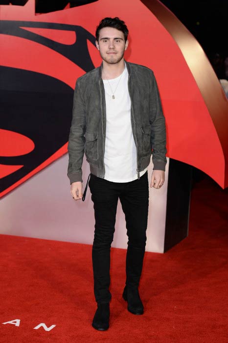 Alfie Deyes at the Batman V Superman: Dawn Of Justice European premiere in March 2016