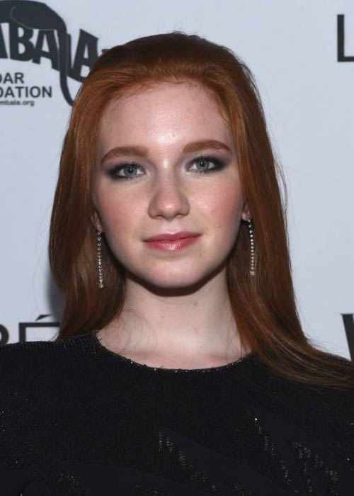 Annalise Basso at the Vanity Fair and L'Oreal Paris Toast to Young Hollywood in February 2017