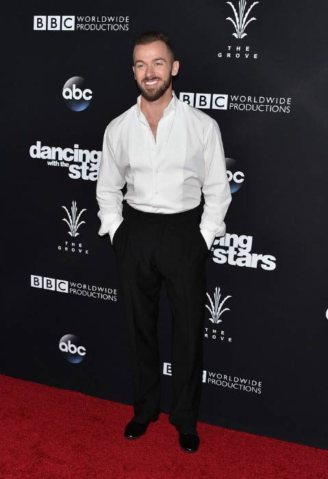 Artem Chigvintsev at the Dancing With The Stars Season 23 Finale in November 2016