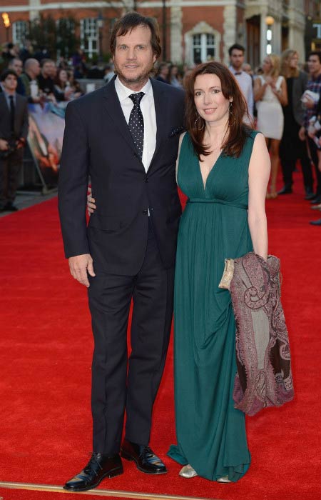 Bill Paxton and Louise Newbury at the Titanic 3D World premiere in March 2012 in London