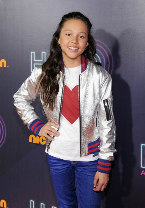 Breanna Yde at the Nickelodeon HALO Awards in November 2016