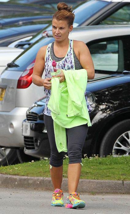 Coleen Rooney in her workout gear