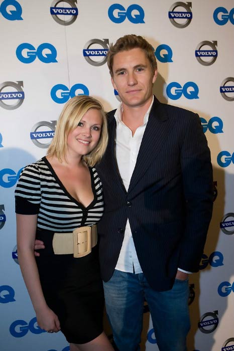 Eliza Taylor and Brett Tucker at the Volvo GQ Men of the Year Awards in September 2008