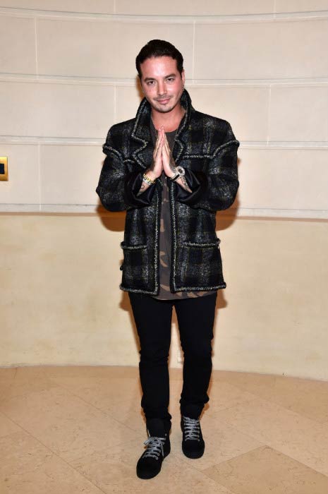 J Balvin at the Chanel Collection des Metiers d'Art 2016/17: Paris Cosmopolite Show