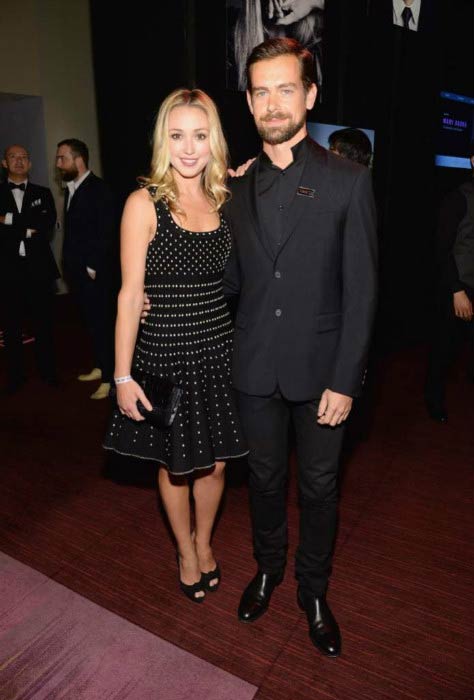 Jack Dorsey and Kate Greer at the TIME 100 Gala in April 2014