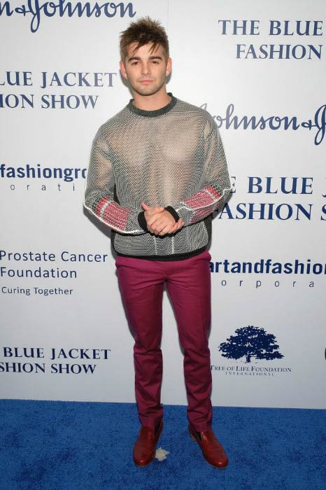 Jack Griffo at the Inaugural Blue Jacket Fashion Show in February 2017