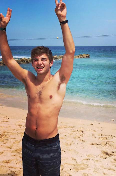 Jack Griffo shirtless body