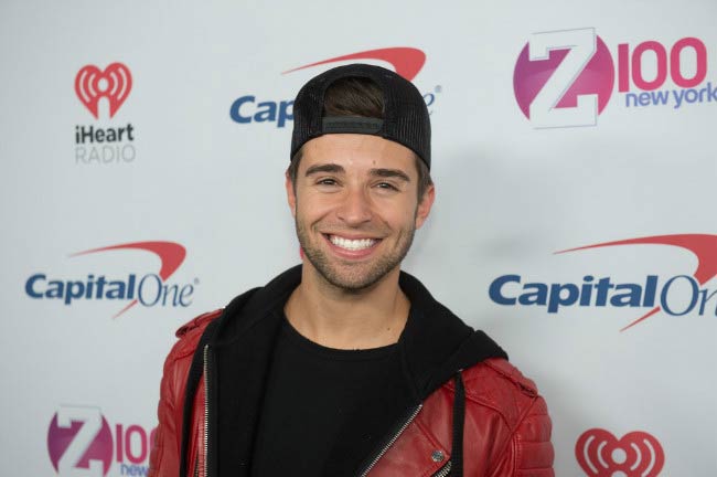 Jake Miller at the Z100's iHeartRadio Jingle Ball in December 2016