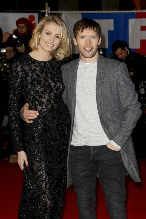 James Blunt and Sofia Wellesley at the 15th NRJ Music Awards in December 2013 in Cannes, France