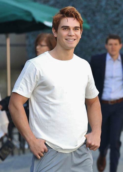 KJ Apa out for a walk in Vancouver in September 2016