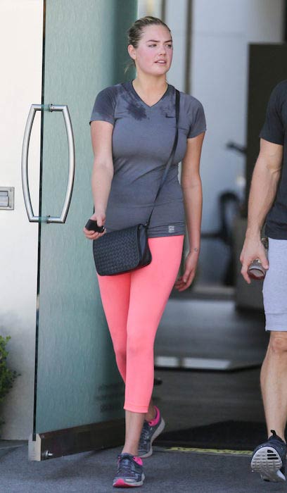 Kate Upton after a workout session at a gym in West Hollywood