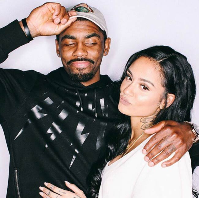 Kehlani and Kyrie Irving in a picture shared on social media in 2016