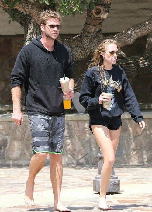 Maika Monroe and Liam Hemsworth on an outing in Malibu in July 2015