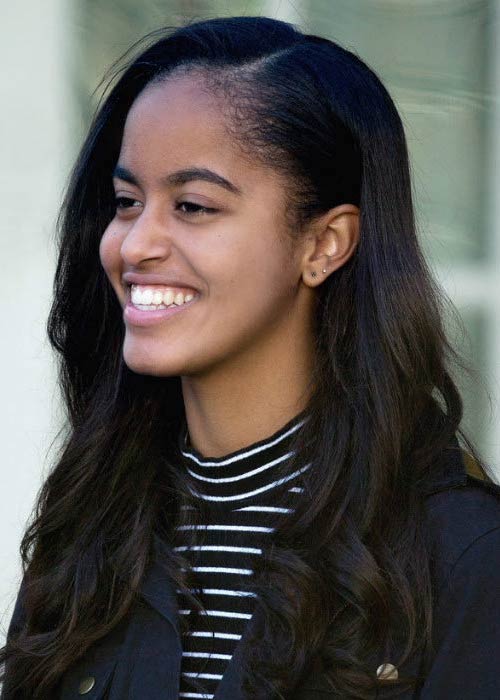 Malia Obama at the President Obama Pardons National Thanksgiving Turkey event in November 2015