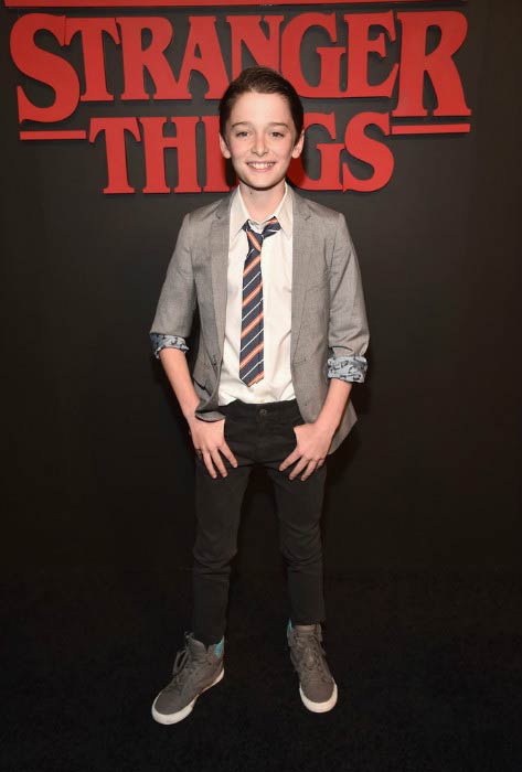 Noah Schnapp at the Netflix's Stranger Things premiere in June 2016