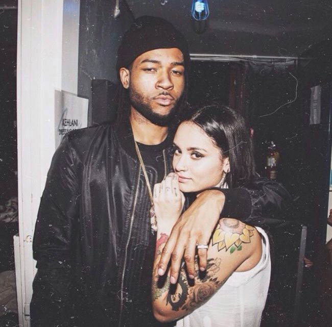 PartyNextDoor and Kehlani in a picture shared on social media in 2015