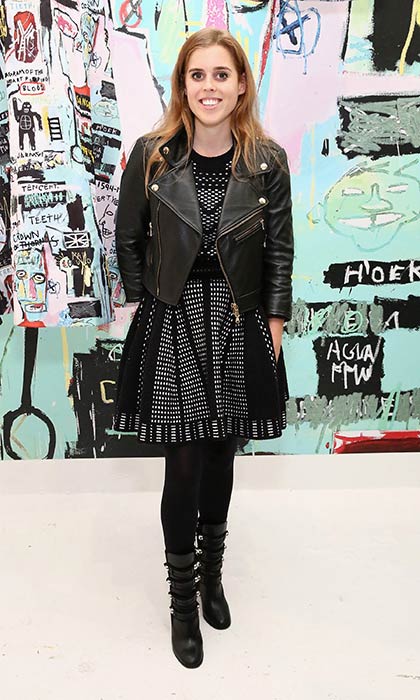 Princess Beatrice at the alice + olivia x Basquiat CFDA Capsule Collection launch party in November 2016