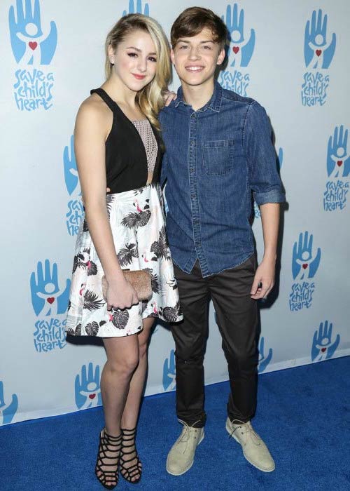 Ricky Garcia and Chloe Lukasiak at the Save a Child's Heart Gala in November 2015