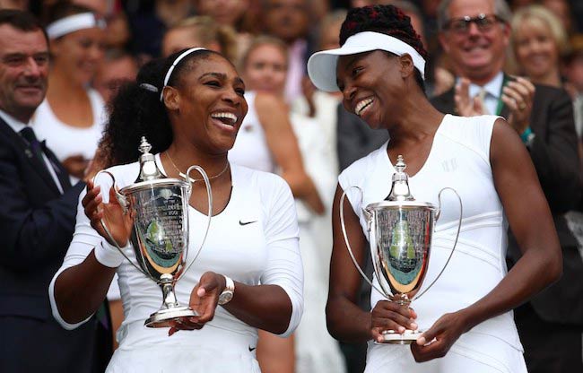 Serena Williams (Left) and Venus Williams