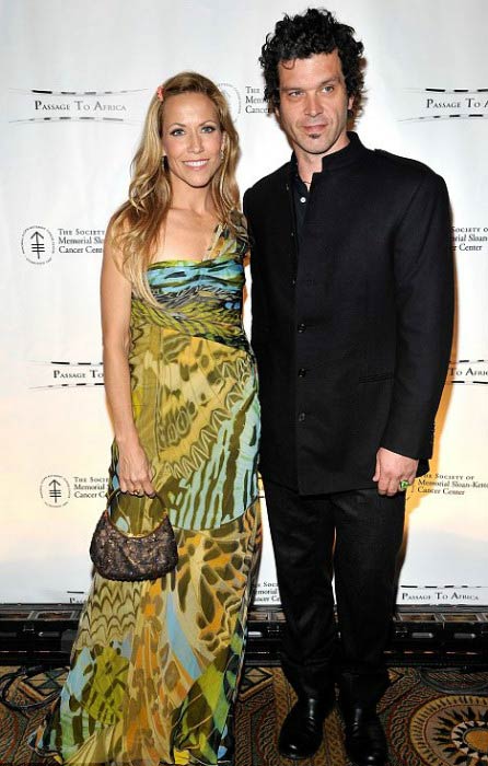 Sheryl Crow and Doyle Bramhall II at the Society of Memorial Sloan-Kettering Cancer Center's spring ball in May 2011