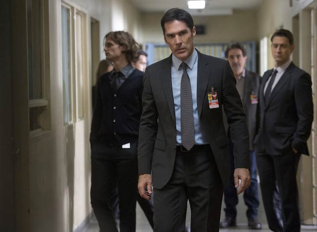 Thomas Gibson in a still from the Criminal Minds