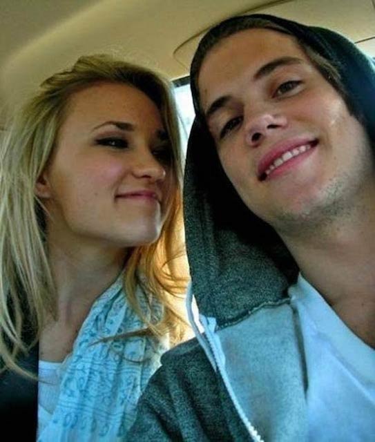 Tony Oller and Emily Osment in a social media picture in 2009