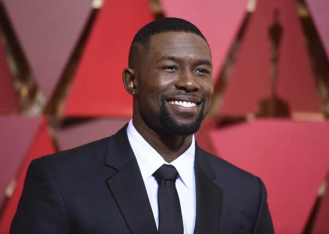 Trevante Rhodes at the 2017 Academy Awards