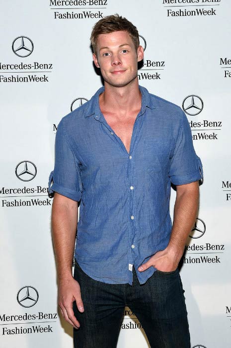 Brandon Jones at the Mercedes-Benz Lounge during Mercedes-Benz Fashion Week in September 2014