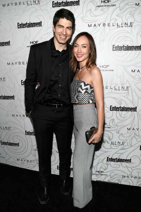 Brandon Routh and Courtney Ford at the Entertainment Weekly Celebration of SAG Award Nominees in January 2017