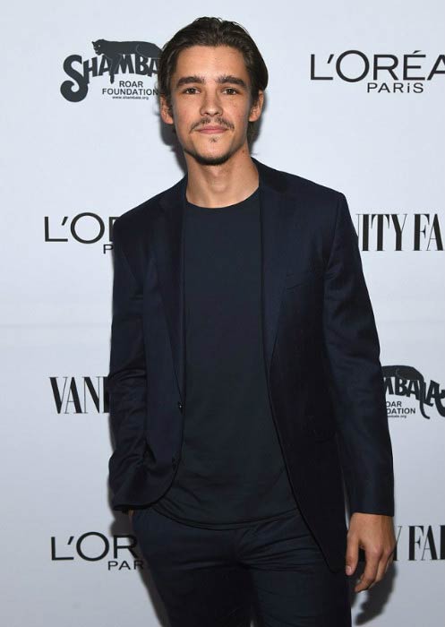 Brenton Thwaites at the Vanity Fair and L'Oreal Paris Toast to Young Hollywood in February 2017