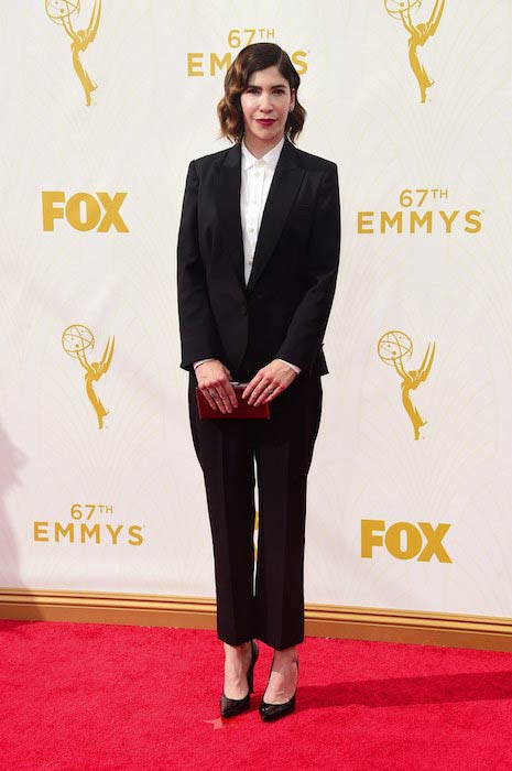 Carrie Brownstein at the 2015 Primetime Emmy Awards