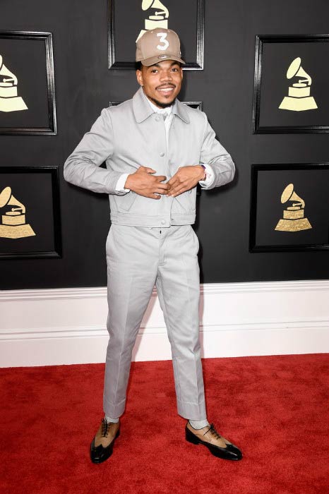 Chance the Rapper at The 59th GRAMMY Awards in February 2017