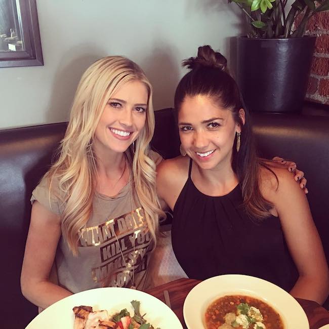 Christina El Moussa poses with friend and nutritionist Cara Clark