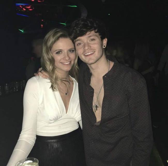 Connor Ball and Luisa Hackney in a social media picture in 2016
