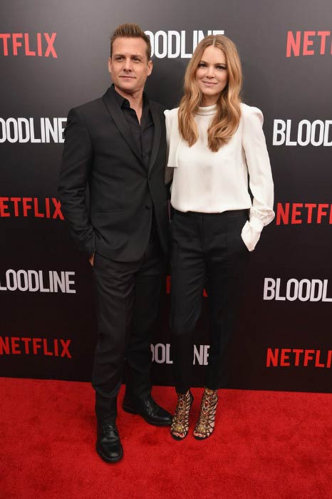 Gabriel Macht and Jacinda Barrett at the Bloodline premiere in March 2015