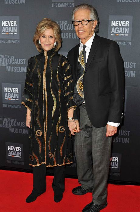 Jane Fonda and Richard Perry at the United States Holocaust Memorial Museum presents Los Angeles Dinner: What You Do Matters in March 2016