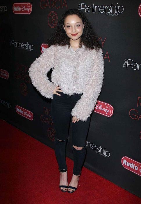 Kayla Maisonet at Ricky Garcia's 18th Birthday Party in January 2017