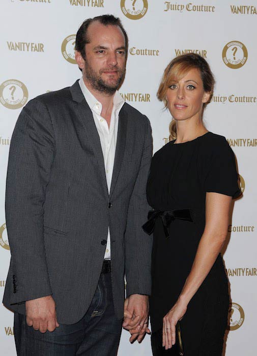 Kim Raver with husband Manuel Boyer at an event organized by Vanity Fair in 2012