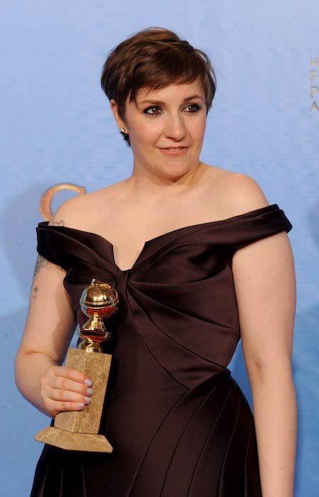 Lena Dunham before weight loss